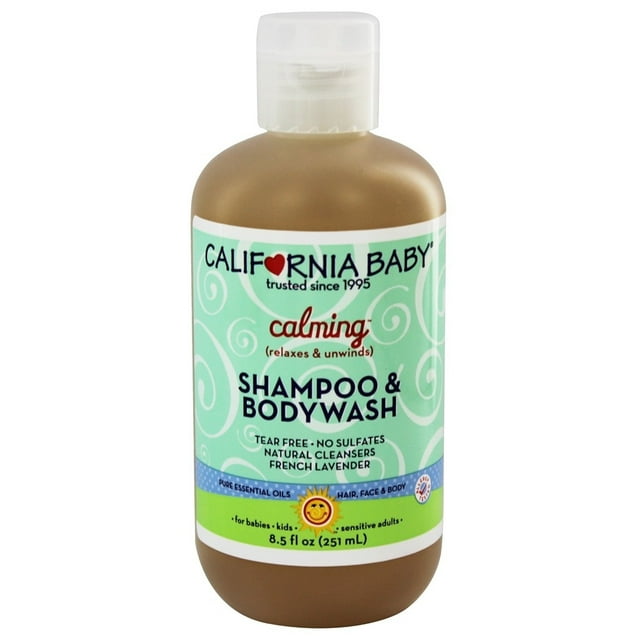 California Baby Calming Lavender Shampoo and Body Wash , 100 Plant