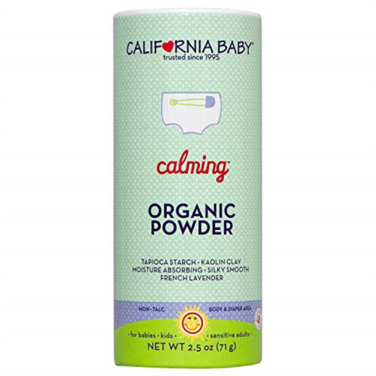 California Baby Calming Organic Powder NonTalc AllNatural Calming
