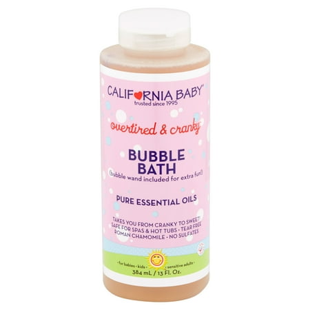 California Baby Overtired & Cranky Bubble Bath, 13 fl oz