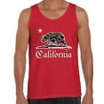 thumbnail image 1 of California Bandana Bear USA State Tank Top for Men - S M L XL 2XL California Graphic Tee - Best Patriotic Cali Outfit Tee Top Gift, 1 of 2