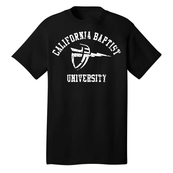 California Baptist University Lancers Distressed Retro Short Sleeve T-Shirt