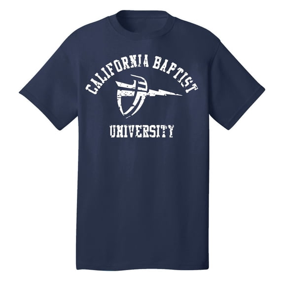 California Baptist University Lancers Distressed Retro Short Sleeve T-Shirt