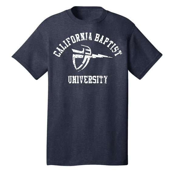 California Baptist University Lancers Distressed Retro Short Sleeve T-Shirt