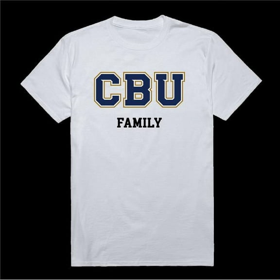 California Baptist University Lancers Family T-Shirt, White - 2XL