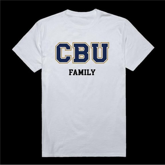 California Baptist University Lancers Family T-Shirt, White - Large