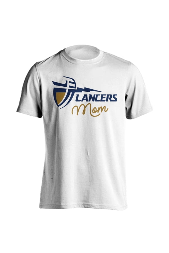 California Baptist University Lancers Mom Proud Parent Short Sleeve T-Shirt