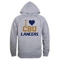 thumbnail image 1 of California Baptist University Mens I Love Hoodie, Heather Gray - Extra Large, 1 of 1