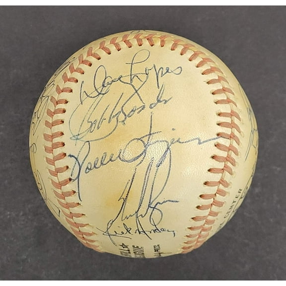 California Baseball Legends Multi Signed Baseball Dodgers Angels Padres Beckett