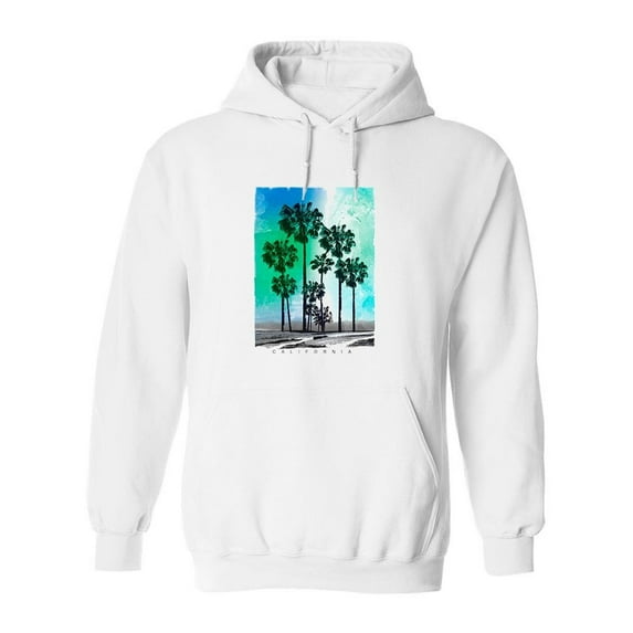 California Beach . Hoodie Men -Image by Shutterstock, Male Small