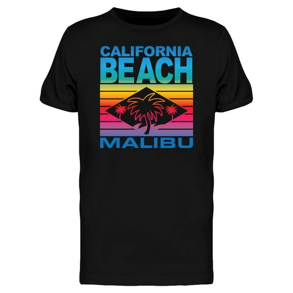California Beach Malibu T-Shirt Men -Image by Shutterstock, Male XX-Large