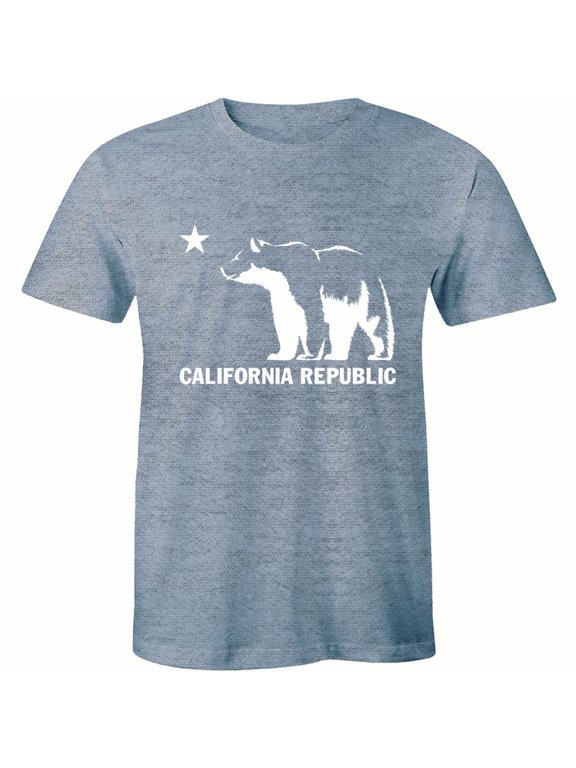 California Bear Cali Souvenir State Map Republic Flag CA Love Cali Life Shirt