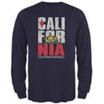 thumbnail image 1 of California Bear Mens Long Sleeve T Shirt Navy 2XL, 1 of 1