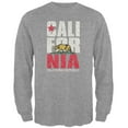 thumbnail image 1 of California Bear Mens Long Sleeve T Shirt Sport Grey 3X-LG, 1 of 1