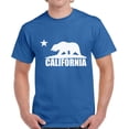 thumbnail image 1 of California Bear White T-Shirt for Men - S M L XL 2XL 3XL 4XL 5XL USA State Graphic Tee - California Clothes Collection Funny Cali Gift for Men, 1 of 2