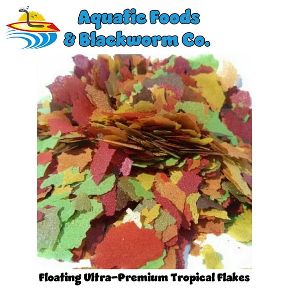 California Blackworm Floating Pellets Discus, Cichlids, Tropicals Apx 3mm-1/8"1/2-lb