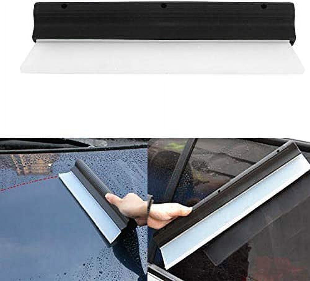 California Blade Dry - 10'' Auto Water Blade,Antislip Nonscratch Shower Squeegee Flexible Silicone Wiper Water Blade Clean Drying Window Water Wiper Car Drye for Car Or Home Drying Use