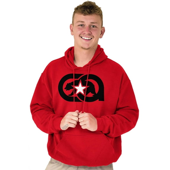 California CA Hipster Skateboarder Hoodie Sweatshirt Women Men Brisco Brands S