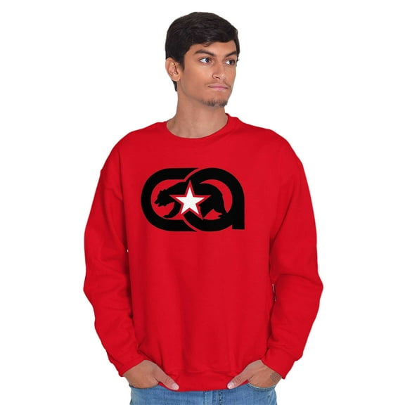 California CA Hipster Skateboarder Sweatshirt for Men or Women Brisco Brands S