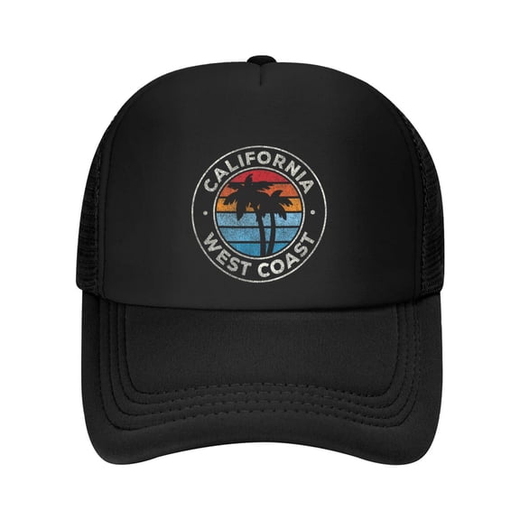 California CA Vintage Graphic Retro 70s Baseball Cap