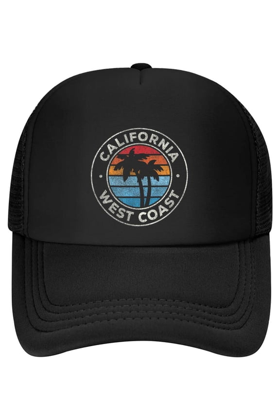 California CA Vintage Graphic Retro 70s Baseball Cap