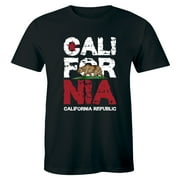 California California republic state Bear flag California Men Cali T-Shirt