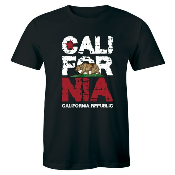 California California republic state Bear flag California Men Cali T-Shirt