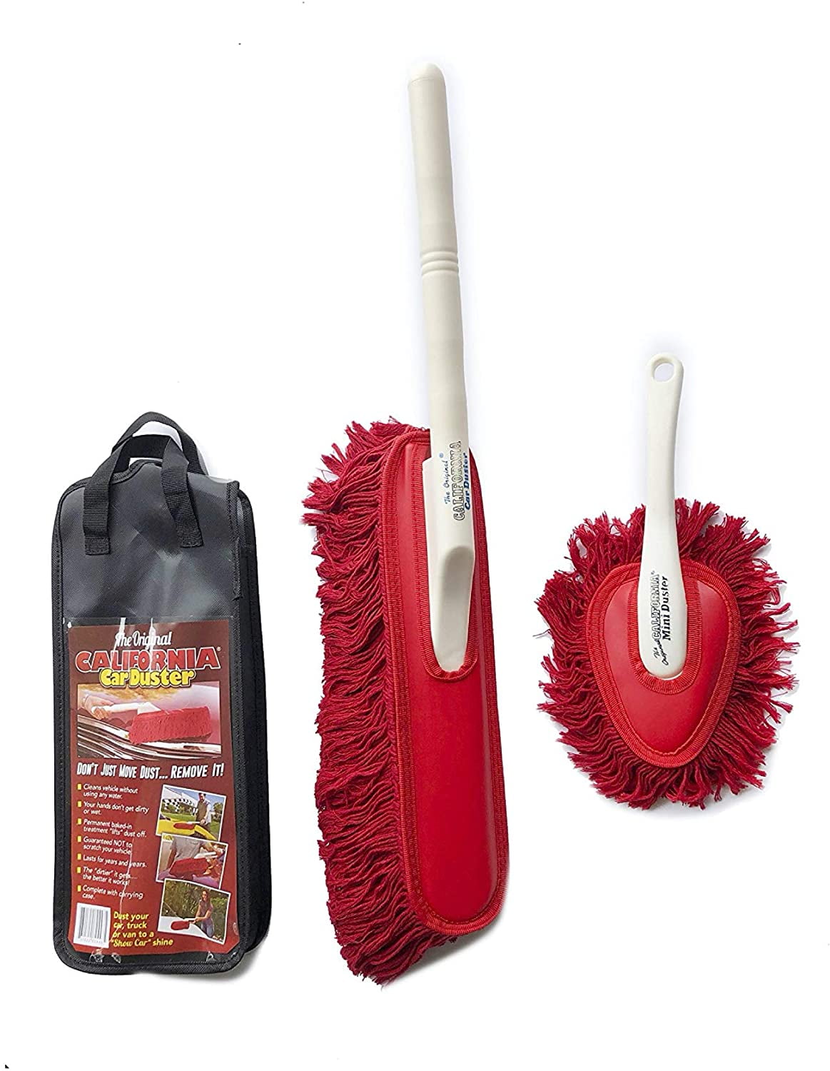 California Car Duster Auto Detailing Kit with Mini Duster, Exterior Automotive Accessories