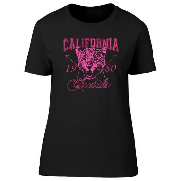California Cheetahs 1980 Graphic T-Shirt Women -Image by Shutterstock, Female x-Large