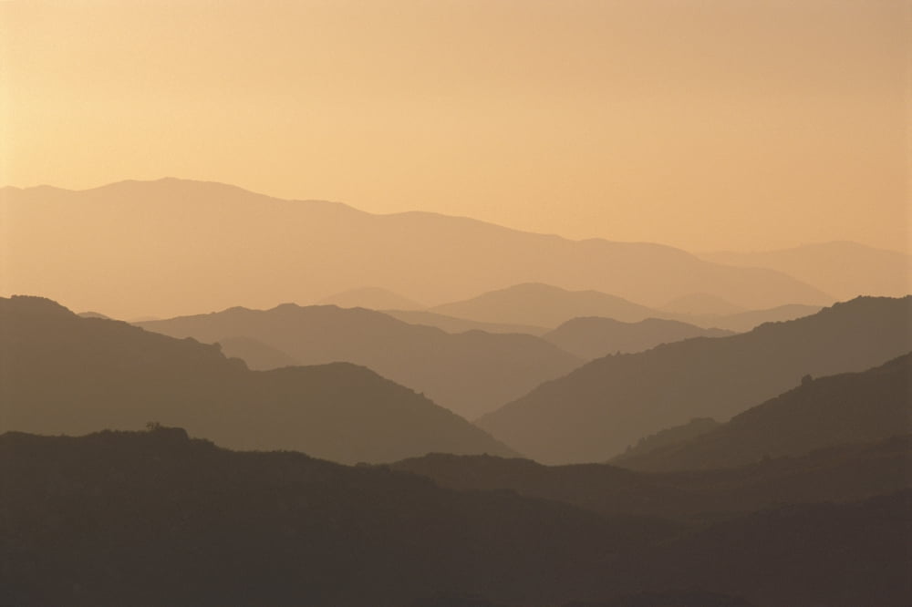 California Cleveland National Forest Cuyamaca Mountains View Of Sweetwater River Watershed Canvas Art - Greg Vaughn Design Pics (38 x 24)