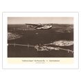 thumbnail image 1 of The California Clipper (Boeing B-314) - Over San Francisco Bay 1939 - Pan American Airways - Vintage Aviation Poster by Clyde Sunderland - Bamboo Fine Art 290gsm Paper (Unframed) 12x16in, 1 of 4