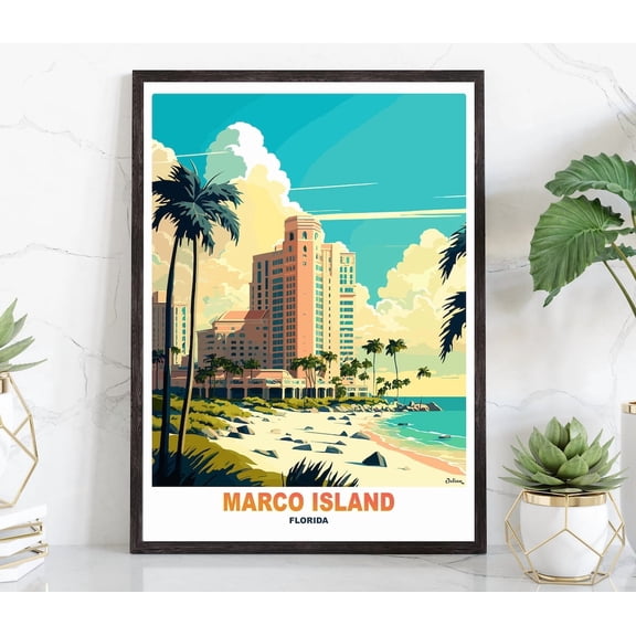 California Coast Sketch Print, Coastline Drawing Wall Art Home Decor #5192, 24x36 UNFRAMED