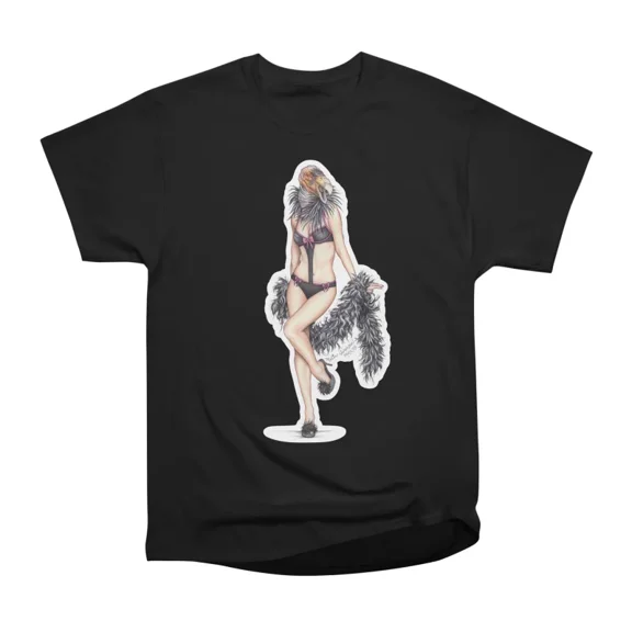 California Condor Gurl Dark Mode T-Shirt Tee Gift For Him Merch For Her Apparel For Friend