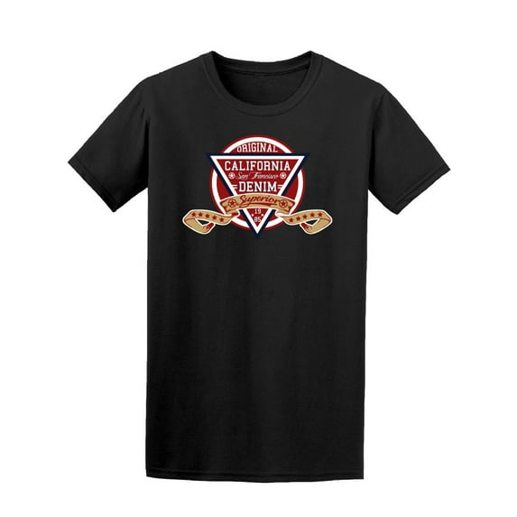 California Cool Vintage Denim Tee Men's -Image by Shutterstock