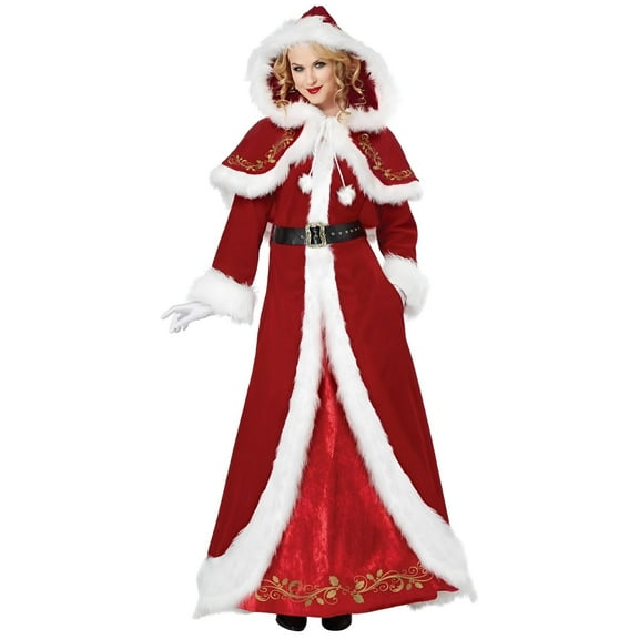 California Costume Collections Mrs. Claus Deluxe Women's Fancy-Dress Costume for Adult, M