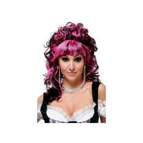 California Costume Collections Pink & Black French Maid Wig 70682CAL Pink/Black