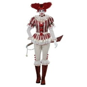 California Costume Collections Sadistic Clown Women's Halloween Fancy-Dress Costume for Adult, L