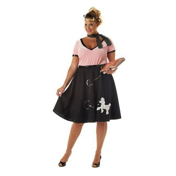 California Costumes 50's Sweetheart Halloween Fancy-Dress Costume for Adult, Women's Plus size