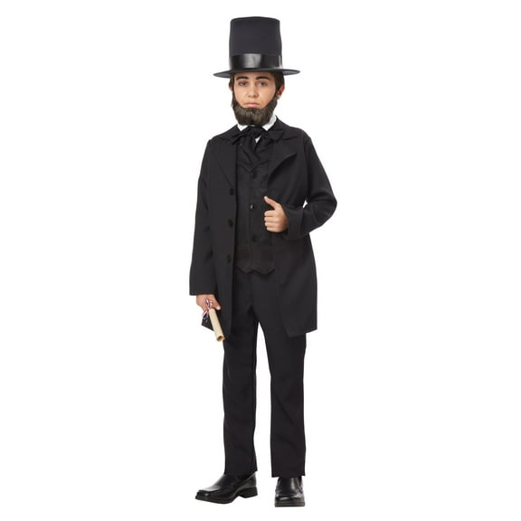 California Costumes Abraham Lincoln Boy's Halloween Fancy-Dress Costume for Child, M