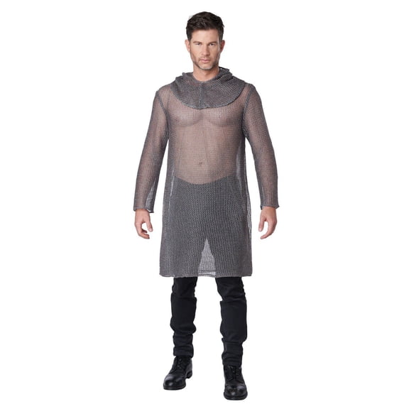 California Costumes Adult Metallic Chainmail Tunic Outfit