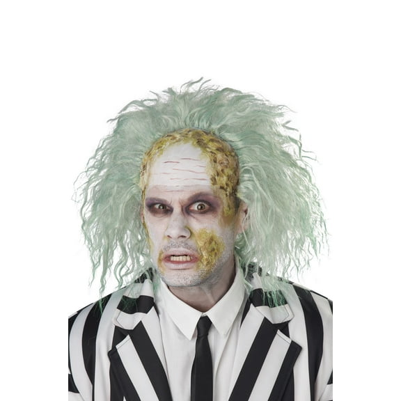 California Costumes Beetlebug Obnoxious Ghost Wig, Green Gray, One-Size