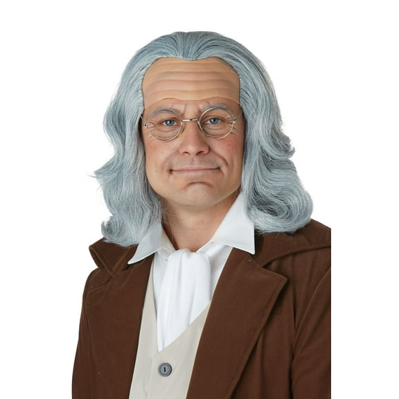 California Costumes Benjamin Franklin Adult Costume Wig