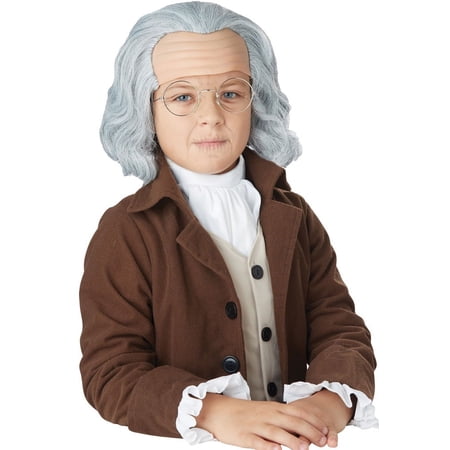 California Costumes Benjamin Franklin Wig Child