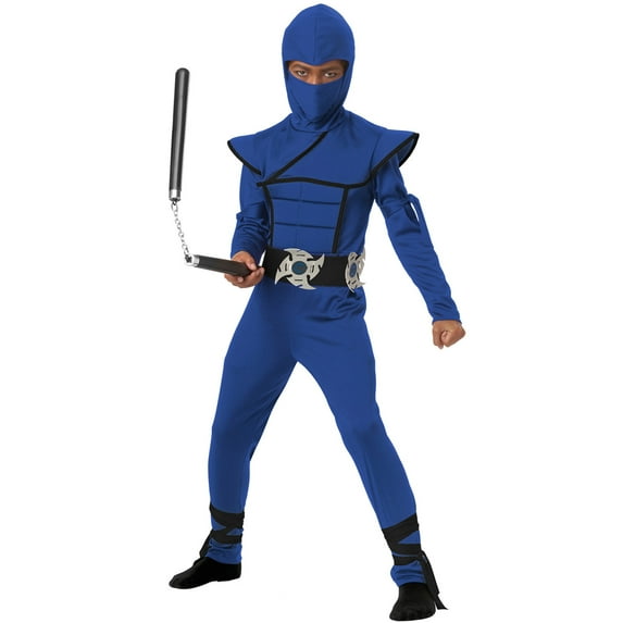 California Costumes Blue Stealth Ninja Boy's Fancy-Dress Costume for Child, Large