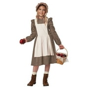 California Costumes Brown Frontier Settler Girl Outfit