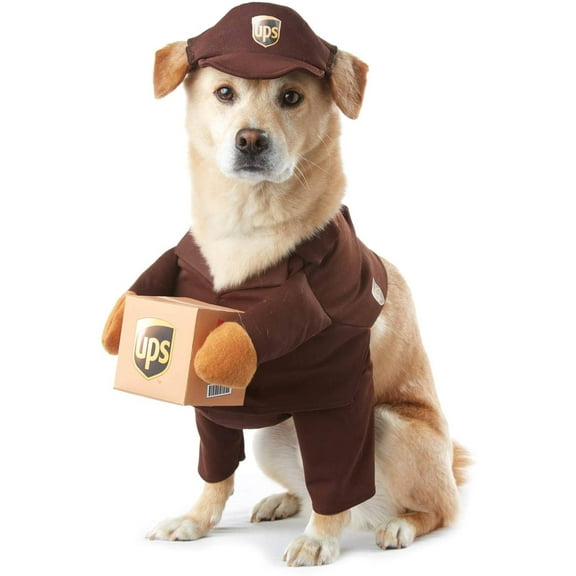 California Costumes Brown UPS Pal Dog Costume, Medium