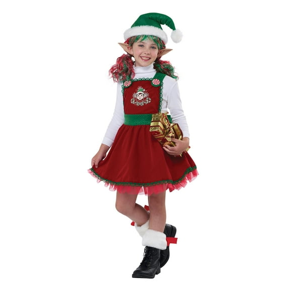 California Costumes Candy Cane Elf Child Costume | M Female