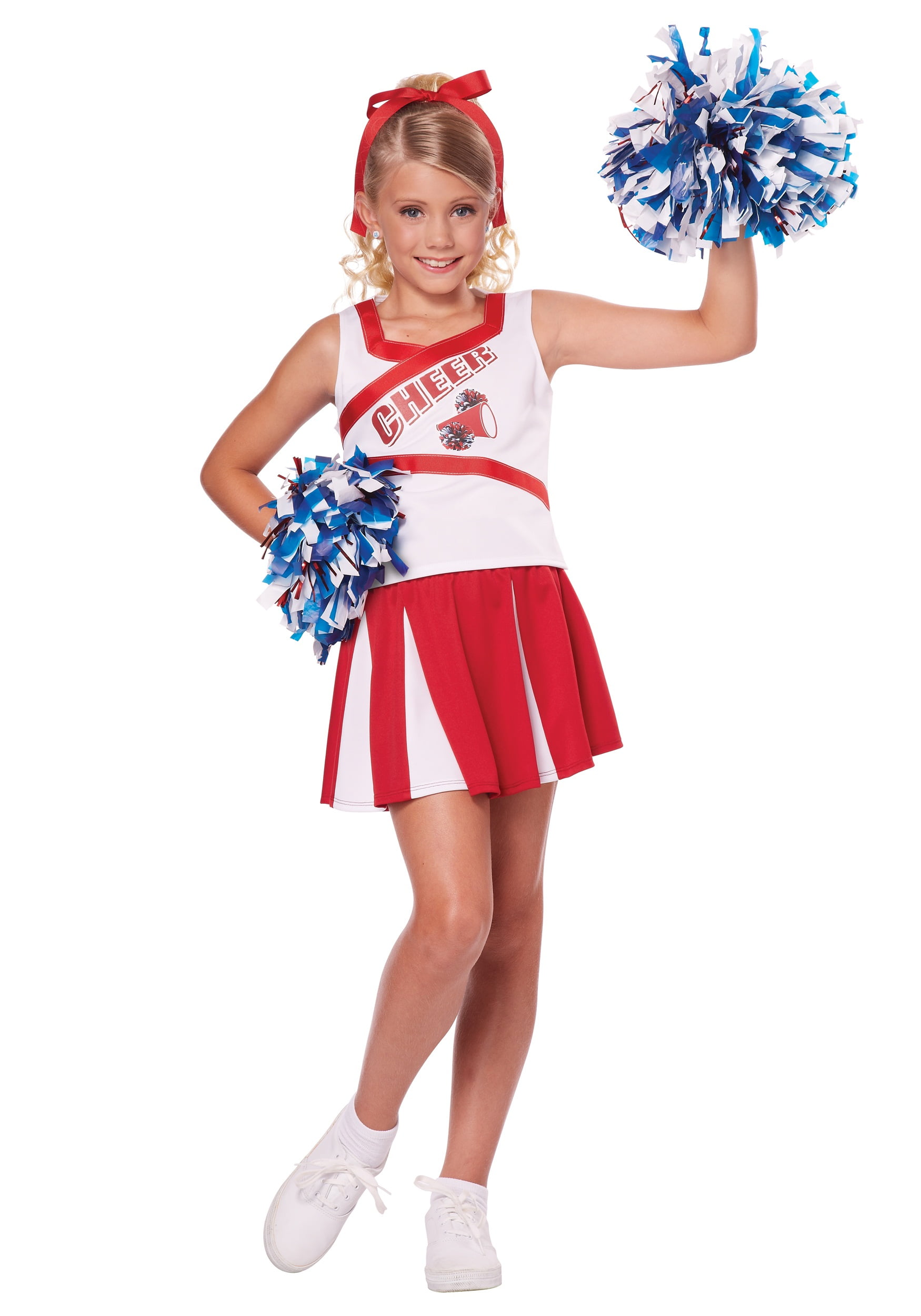 California Costumes Cheerleader Girl's Halloween Fancy-Dress Costume ...