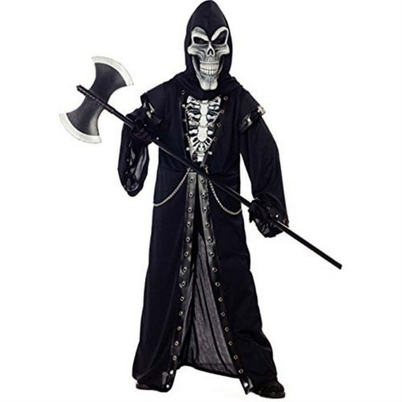 California Costumes Child's Black Crypt Master Halloween Costume - Size Large