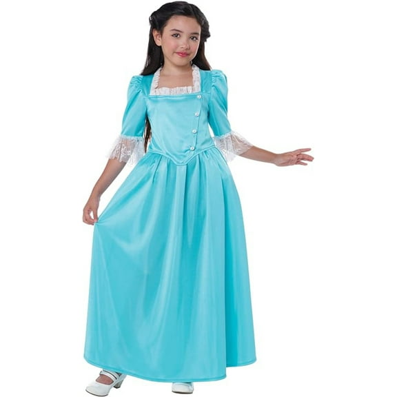 California Costumes Colonial Socialite / Eliza Schuyler Child Costume | S Female