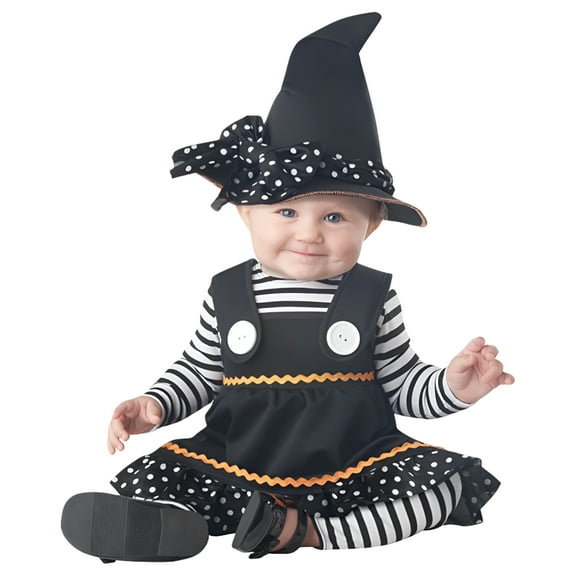 California Costumes Crafty Little Witch Girl's Halloween Fancy-Dress Costume for Infant, Toddler 12-18 Months